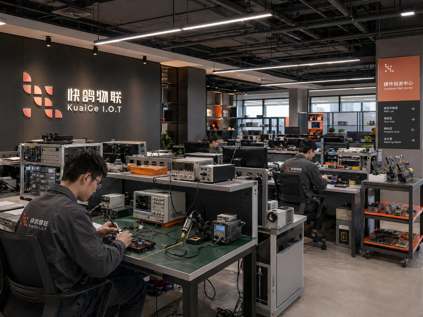 快鸽物联硬件研发中心