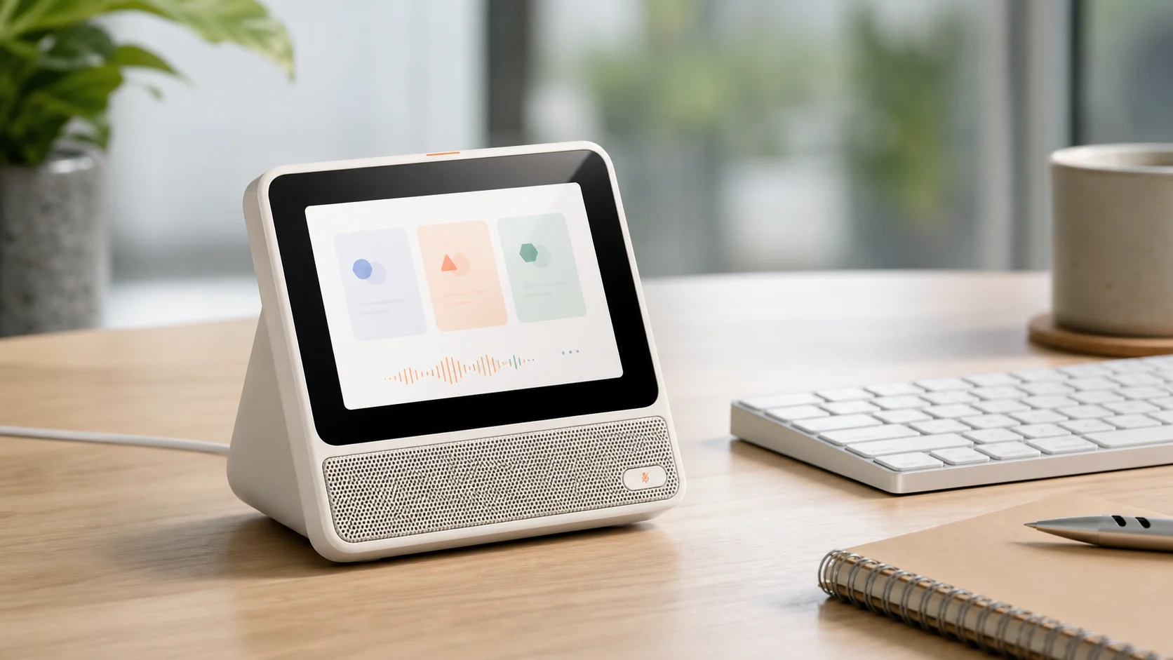 Desktop Agent voice interaction screen