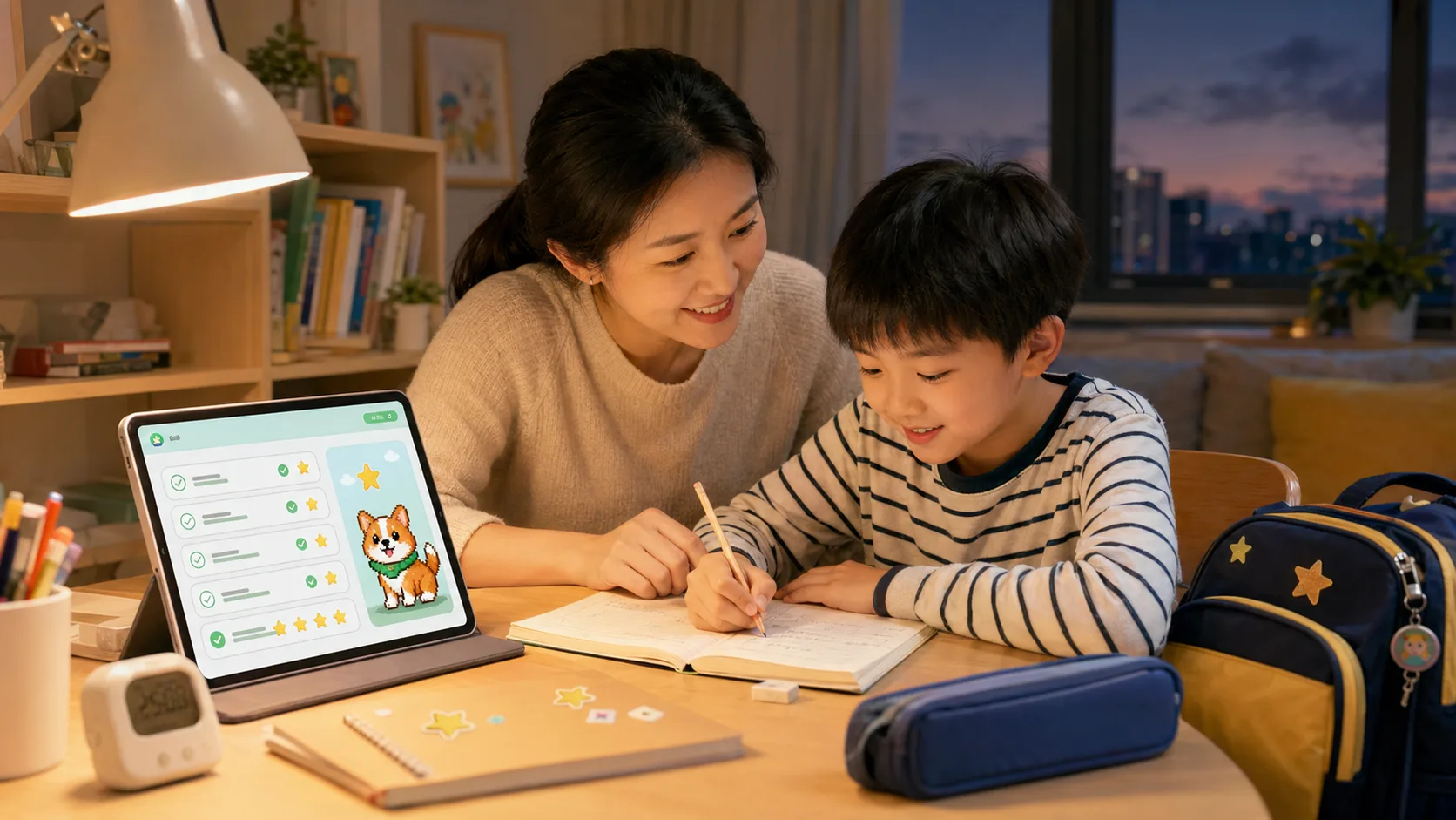 Xiaobanxing family education collaboration promotional image